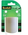 3M Scotch Magic Klebeband 2 Rollen + 1 GRATIS 19 mm x 15 m