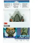 3M 6223M Halbmasken-Set A2P3 Inhalt: 1 St&uuml;ck 6200 Maske, 2 St&uuml;ck 6055 A2 Filter, 4
