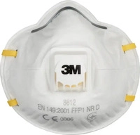 3M 7000006980, 3M 8812 Atemschutzmaske FFP1 mit Cool-Flow Ausatemventil, bis zum