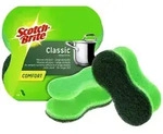 3M Scotch-Brite Classic Komfort-Reinigungsschwamm extra stark CLCNS2, gr&uuml;n-gr&uuml;n, 2