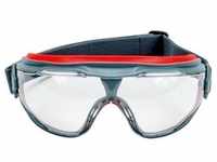 3M GoggleGear 500 Vollsichtbrille GG501V, klare Scheibe, Scotchgard Anti-Fog, UV