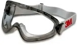 3M 2890 Vollsichtbrille, AS/AF/UV, PC, mit Bel&uuml;ftungsschlitz, verstellbare Gelenke