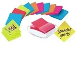 3M Post-it Super Sticky Z-Notes Spender Promotion PRO-W12N, 1 Z-Notes Spender, wei&szlig;,
