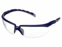 3M Solus 2000 Schutzbrille, blau/graue Bügel, kratzfest+ (K), klare Scheibe,