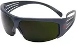 3M SecureFit 600 Schutzbrille, graue B&uuml;gel, Antikratz-Beschichtung, Schwei&szlig;glas