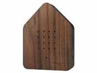 Zwitscherbox Holz zwitscherbox, Walnuss/schwarz, 11 x 12 x 3 cm