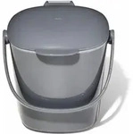 OXO Good Grips Komposteimer grau - geruchsdichter Abfalleimer f&uuml;r die K&uuml;che - 2,8 l