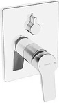 Hansa 89849083, Hansa Twist Einhebelmischer Fertigmontageset Wanne/Brause, f&uuml;r