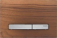 Geberit 115788JX2, Geberit Sigma50 Bet&auml;tigungsplatte f&uuml;r 2-Mengen-Sp&uuml;lung Nussbaum