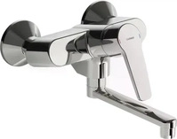 Hansa 51612193, Hansa Polo Einhebel-K&uuml;chenarmatur schwenkbar Ausladung: 234 mm