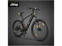 Jeep E-Bikes Jeep Mountain E-Bike MHR 7000,Laufräder 27,5 Zoll x 2,8 , Shimano