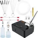 VEVOR Dual Action Airbrush Set mit Lackierpistole, 30 psi &plusmn; 15 % Luftkompressor 230