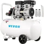 VEVOR Fl&uuml;sterkompressor 50 L, Leise &Ouml;lfrei Kompressor 750 W, &Ouml;lfrei Luftkompressor