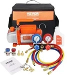 VEVOR Vakuumpumpe 100L/min Unterdruckpumpe A2L-explosionsgesch&uuml;tzt 150W 220V/50HZ