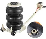 VEVOR Pneumatischer Wagenheber Air Jack 3 t, Wei&szlig; Dreifachbeutel-Luftheber 140-450