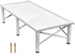 VEVOR Waschmaschinen Untergestell Doppel 124x55x30 cm, Waschmaschinen Erh&ouml;hung Eisen
