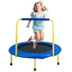 VEVOR Trampolin Gartentrampolin 810x920x920 mm, Klappabrer Trampolin Mini 60 kg