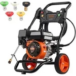VEVOR Benzin-Hochdruckreiniger, 3400 PSI 2,6 GPM, Terrassenreinger 10 L/min mit