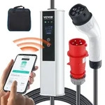 VEVOR Typ2 EV Ladekabel f&uuml;r Elektrofahrzeug 32A Ladeger&auml;t mit CEE 32 Stecker