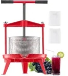 VEVOR Obstweinpresse Obstm&uuml;hle Apfelm&uuml;hle (9 L), Edelstahlkorb mit dreieckiger