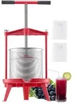 VEVOR Obstweinpresse Obstm&uuml;hle Apfelm&uuml;hle (14 L), Edelstahlkorb mit...