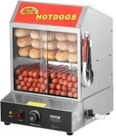VEVOR Hot Dog Dampfgarer, 27L, 2-stufiger Hot Dog H&uuml;tten-Dampfgarer, 30&deg;C~85&deg;C