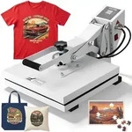 VEVOR W&auml;rmepresse 38x38 cm Sublimationsdrucker Transfer DIY T-Shirt