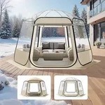 VEVOR Pop-up-Bubble-Zelt, 336x305x220 cm, transparentes Campingzelt,