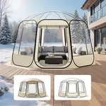 VEVOR Pop-up-Bubble-Zelt, 366 x 345 x 220 cm, transparentes Campingzelt,
