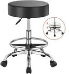 VEVOR Sattelhocker Rollhocker 204 kg belastbarer h&ouml;henverstellbarer (55-71 cm)