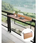 VEVOR Balkon-H&auml;ngetisch, 1000x345mm, klappbarer Balkonh&auml;ngetisch, Klapptisch...