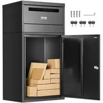 VEVOR Paketbriefkasten 500x325x909 mm, Paketkasten mit Schloss, Paketbriefbox...