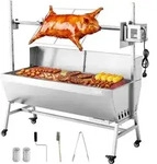VEVOR Drehspie&szlig;grill 38 W Spanferkelgrill Lammgrill Holzkohlegrill (1218 mm