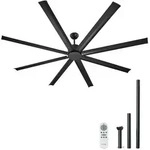 VEVOR 213 cm Deckenventilator ohne Beleuchtung, 6-Gang-Fernbedienung, 8 Fl&uuml;gel...