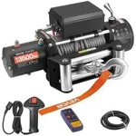 VEVOR Elektrische Seilwinde, 6100 kg, 12 V DC Elektrowinde mit 24 m Seil, kabellose &