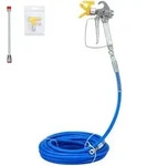 VEVOR Airless-Farbspritzschlauch-Set, 15m, 0.64cm Drehgelenk, 248 bar, mit 517-Spitze