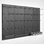 VEVOR Werkzeugwand, 61 x 30 cm, 4er-Set, robuster Stecktafel-Wand-Organizer mit