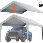 VEVOR Carport-Garagenzelt, 3 x 6 m, Garagendachzelt, wasserdicht und...