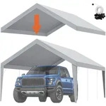 VEVOR Garagenzelt, 3,9 x 6,1 m, Garagendachzelt, Unterstandplane, wasserdicht...
