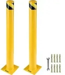 VEVOR Zwei 122 cm Parkplatz-Sicherheitspoller Parkschrankenpfosten, 20 x 20 cm
