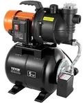 VEVOR Hauswasserwerk 735 W, 3785 L/h Jetpumpe mit 19 L Druckbeh&auml;lter, 39 m