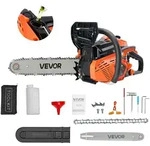VEVOR 40cc Benzin-Kettens&auml;ge, 355 mm Benzin-Kettens&auml;ge, 1,8 PS starke S&auml;ge...