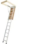 VEVOR Bodenleiter, Tragkraft 170 kg, Dachbodenleiter h&ouml;henverstellbar von 3...