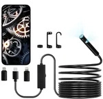 VEVOR Endoskopkamera mit Licht, Dual Lens Endoskop f&uuml;r Android & iOS, 1920P
