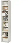 VEVOR B&uuml;cherregal mit 8 rechteckigen F&auml;chern & h&ouml;henverstellbarem Regal, 180...