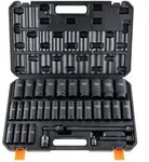 VEVOR Schlagschrauber-Set, 34-teilig, 6-Punkt-12,7-cm-Antrieb,