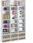 VEVOR Medienaufbewahrungsschrank, 9-lagiges DVD-Regal f&uuml;r bis zu 756 CDs,
