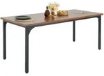 VEVOR Rechteckiger Esstisch K&uuml;chentisch Holztisch (180 cm / 136,1 kg...