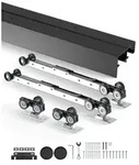 VEVOR Schiebet&uuml;r-Beschlagschienensatz Schiebet&uuml;rsystem 2438 mm, Doppelschienen