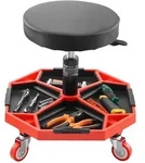 VEVOR Rollbarer Werkstatthocker Werkstattsitz (136 kg Tragkraft) Garagensitz